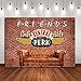 Friends Central Pub Photography Background Polyester Banner Decorations for Red Brick Wall Sofa Coffee Shop Photo Backdrop Studio Booths Props 7x5ft Party Supplies