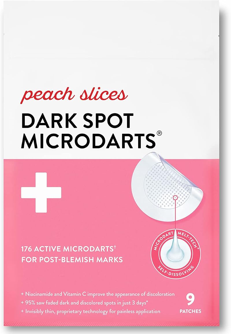 Peach Slices Dark Spot Microdarts 9 ct Niacinamide Vitamin C Hyaluronic