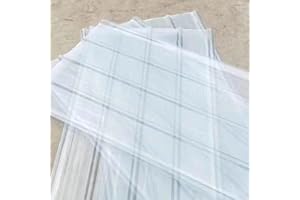 Clear Roof Sheet,2/4/5/7/11/13/16/18/20 Pcs Corrugated Roofing Tiles,1.2mm Fiberglass Daylighting Panels,Building Roofing Mat