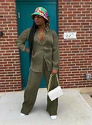 kaimimei Casual 2 Piece Outfit for Women - Linen