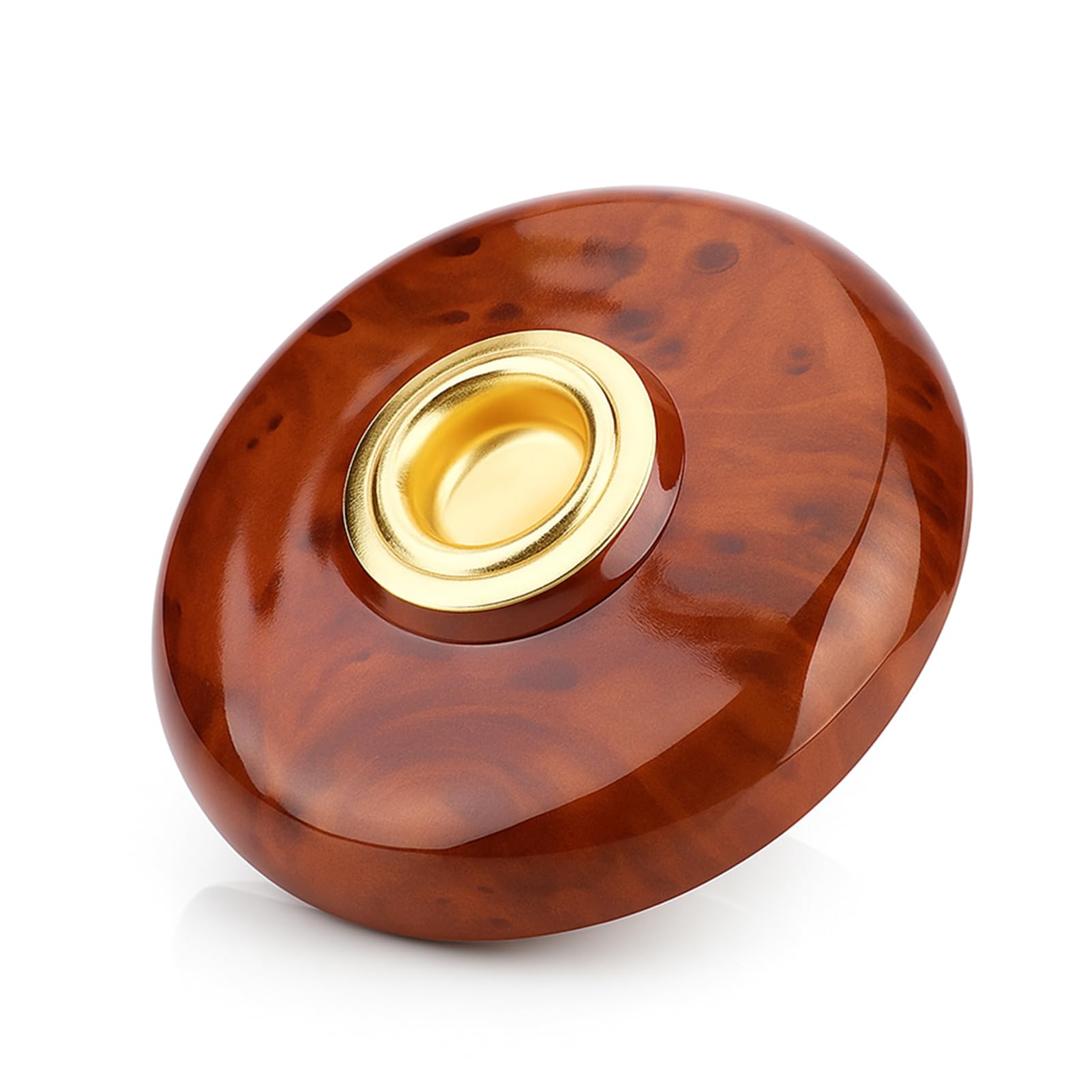 Cello Rest, Rock Stop Cello Endpin Rest Stopper - Anti-Slip Anchor Pad with Hole for Spike Floor Protector(Brown)