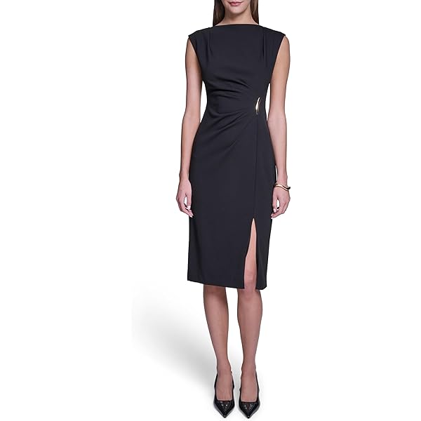 Black Halo Women's Jacqueline Midi Dress, Black, 0 at Amazon Women's  Clothing store