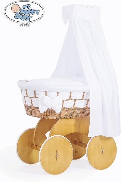 large wicker crib