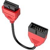 Autel Original OBD1 to OBD2 GM Adapter Cable | 12 Pin Male to 16 Pin Female Extension, OBD II Connector Replacement for GM Diagnostic Tool