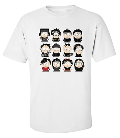 Herren South Park Goth Kids Funny Parody T-Shirt