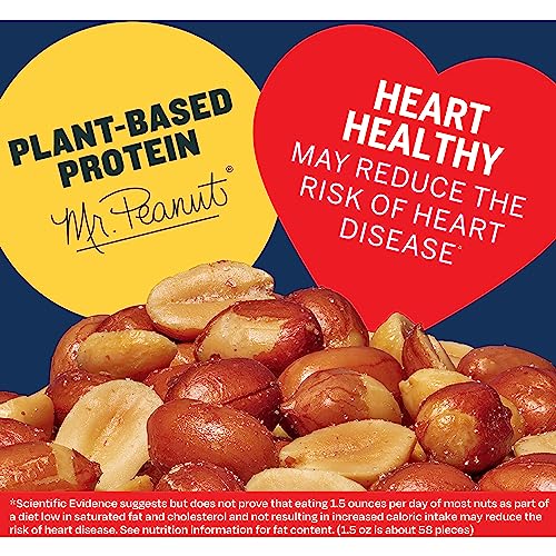 PLANTERS Redskin Spanish Peanuts, Roasted Salted Peanuts, Plant Based