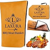 22 in BBQ Blanket for Resting Meat-Smoker Meat Resting Blanket- Reusable Smoker Grilling Meat Insulated. Resting Bag with Wide Mouth. for Large Brisket. Beef. Turkeys. Grilling Accessories for Brisket