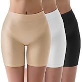 MELERIO Women's Slip Shorts, Comfortable Boyshorts Panties, Anti-chafing Spandex Shorts for Under Dress