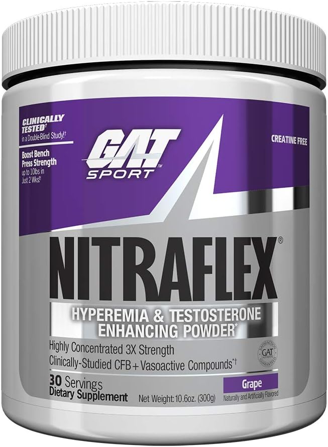 GAT Clinically Tested Nitraflex, Testosterone Enhancing