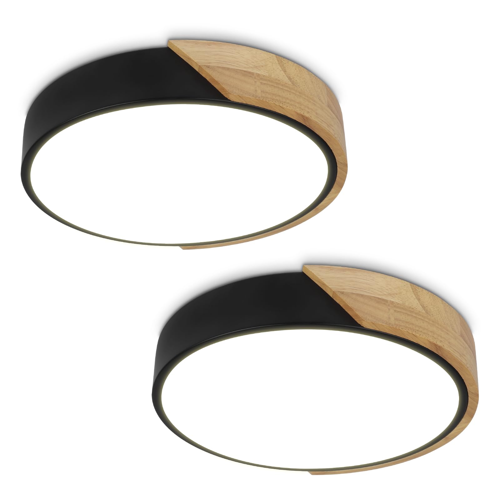 Led Ceiling Light Flush Mount: 12 Inch 24W Bedroom
