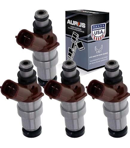 Amazon.com: Germban 23250-75050 4pcs Set Fuel Injectors 2 Holes