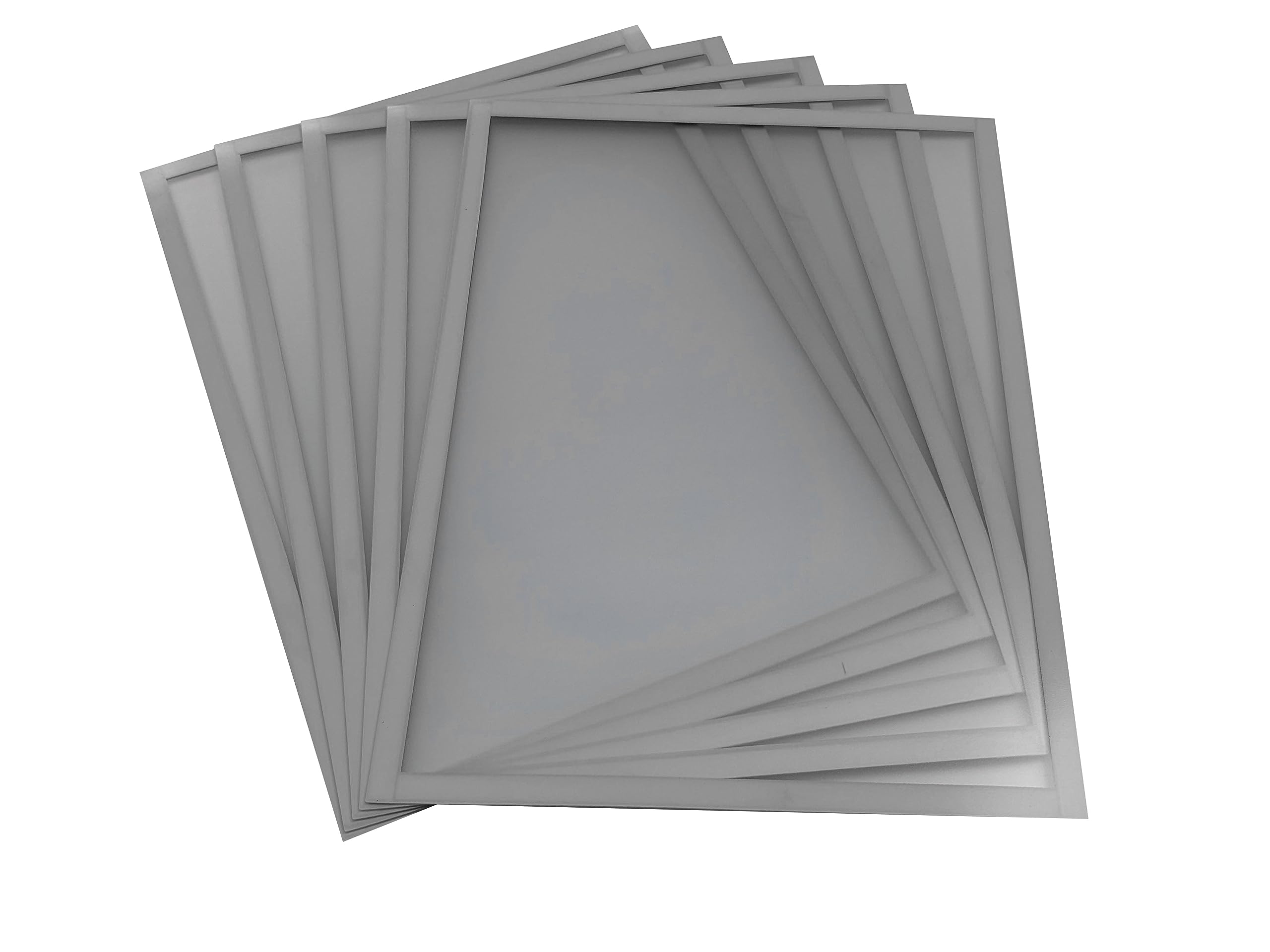 Shadow Foam Magnetic Document Holder | Pack of 5 | Internal Signage Frame | A5, A4, A3 Sizes (Grey, A3)