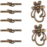 20Pcs Antique Brass Ot Toggle Clasps Set for Jewelry Making Vintage Alloy Bracelet and Necklace Connectors DIY Craft Accessories