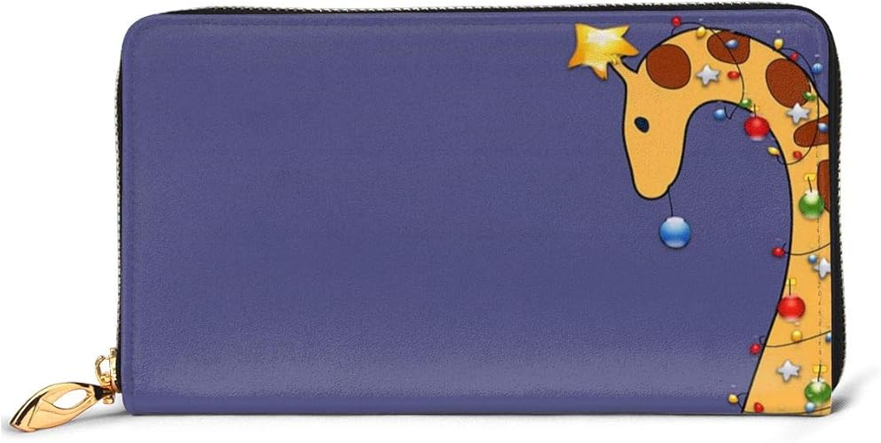 Amazon 財布 サイフ長財布 象とキリン おもしろい 本革 小銭入れ 薄型 スリム カード収納 ジッパー ファスナー付きバッグ ラソニッツア シューズ バッグ