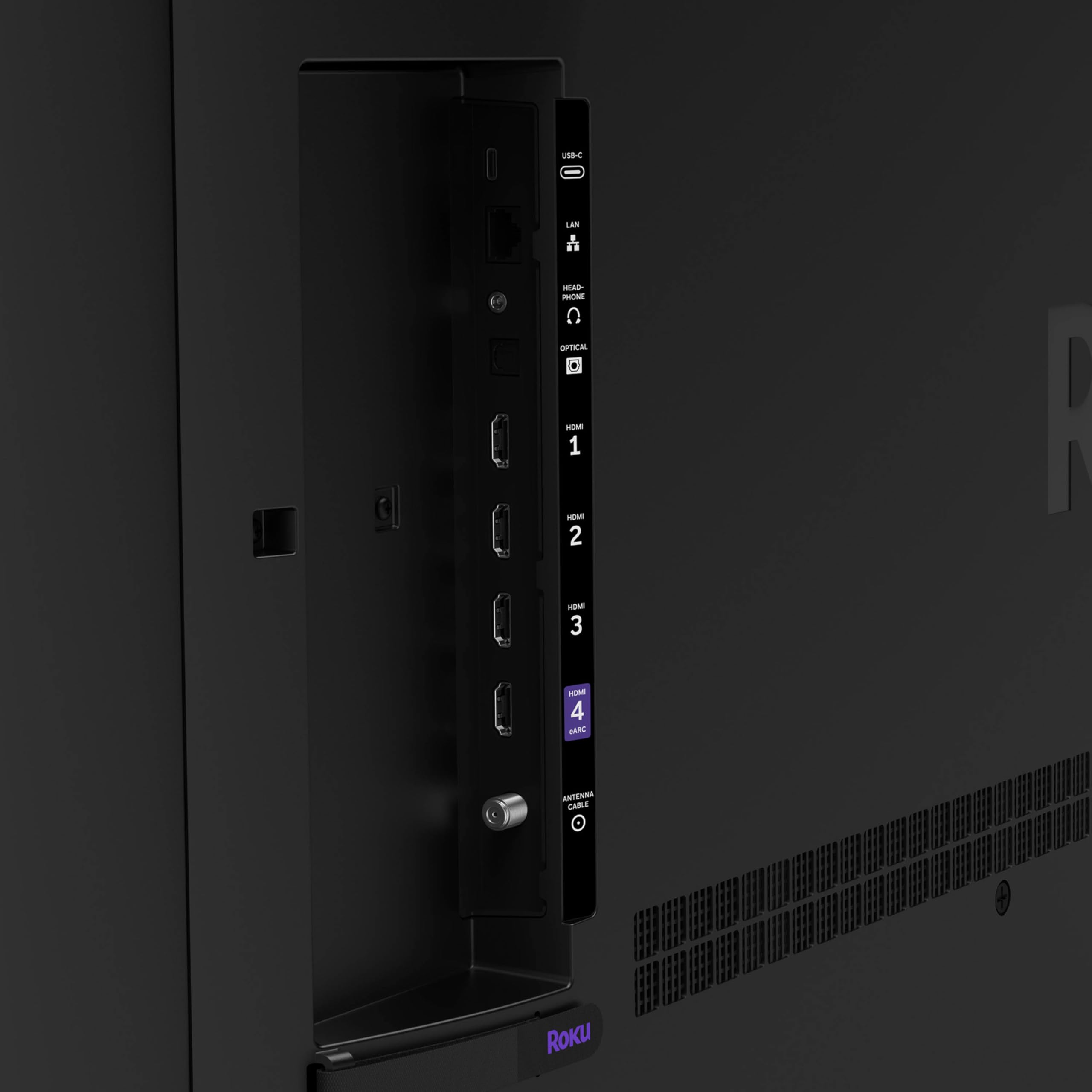 Roku Smart TV 2025 – 55-Inch Plus Series, Mini-LED TV – RokuTV with Enhanced Voice Remote – Flat Screen 4K QLED Television with Dolby Vision & Wi-Fi for Streaming Live Local News, Sports