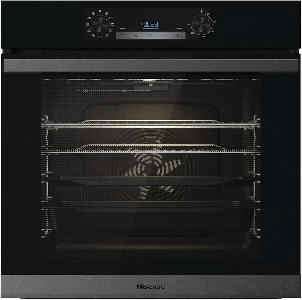 Hisense BSA63222ABUK 77L Built-in Electric Single Oven Jet Black