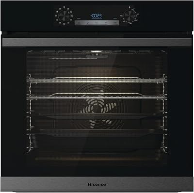 Hisense BSA63222ABUK 77L Built-in Electric Single Oven Jet Black