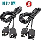 NES Classic Controller Extension Cable 3M / 10ft (2-PACK), i-Kawachi SNES Extension Power Cord for Super Nintendo SNES Classi