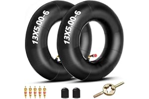 FVRITO 13x5.00-6 5.00-6 Inner Tube for Razor Dirt Quad (Versions 1-18) Go Kart ATV Yard Tractor Snow Blower Wagons Hand Truck lawnmower Tractor wagon generator pressure washer air compressor 2 pack