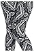 VIV Collection Plus Size Printed Leggings (Black Sapphire)