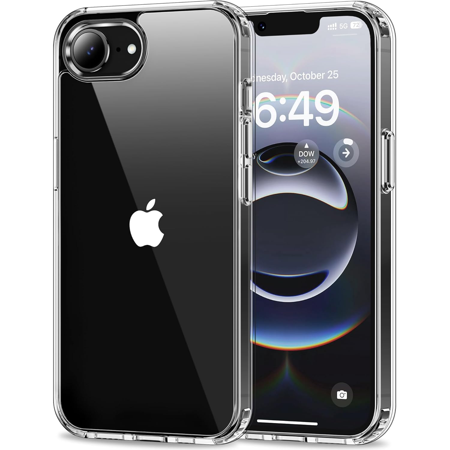 vphioxlr for iPhone 16e Case Clear,with Camera Lens Cover, Compatible with Magsafe[Anti-Yellowing] Rugged Shockproof Protective Bumper Case for iPhone 16E,Crystal Clear