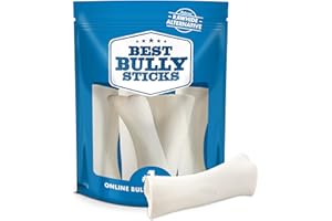 Best Bully Sticks 5-6 Inch Hollow Shin Bones for Dogs - 5 Count (Pack of 1) - Easily Digestible, Long-Lasting, Refillable Treat