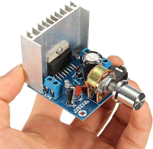 Guangcailun ACDC 12V TDA7297 2x15W Digital o Amplifier DIY Kit Dual Channel Module Mold Replacement