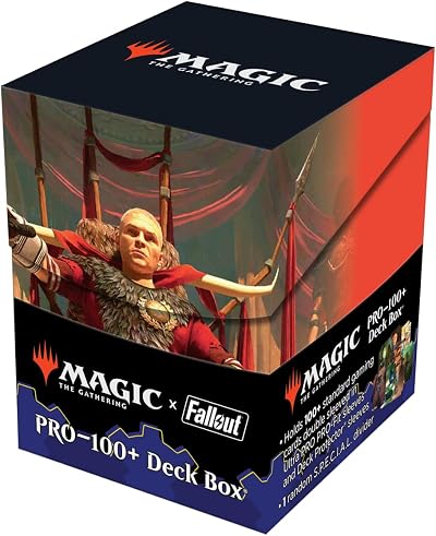 Ultra Pro Fallout 100+ Deck Box Caesar Legion Emperor Trading Card Storage