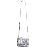 Vera Bradley Women's Cotton Wallet Crossbody Purse with RFID Protection