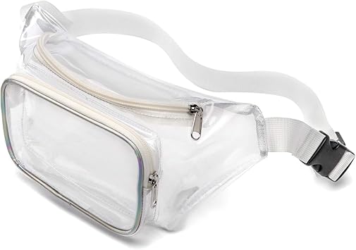 silver fanny pack amazon