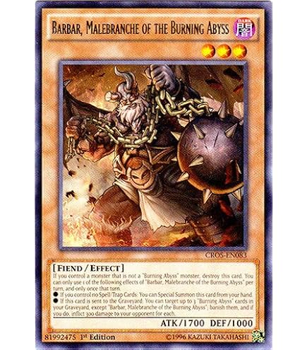 YU-GI-OH! - Fire Lake of The Burning Abyss (NECH-EN086) - The New Challengers - 1st Edition