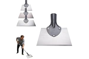 Multifunction Heavy Duty Flat Head Scraper, Manganese Steel Multi-Tool for Ice Removal & Weed Clearing, No-Handle Design for 