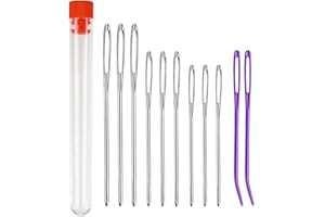 Large Eye Blunt Needles, Darning Yarn Tapestry Needle for Knitting Big Eye Blunt Yarn Sewing Wool Needles for Hand Sewing Cro