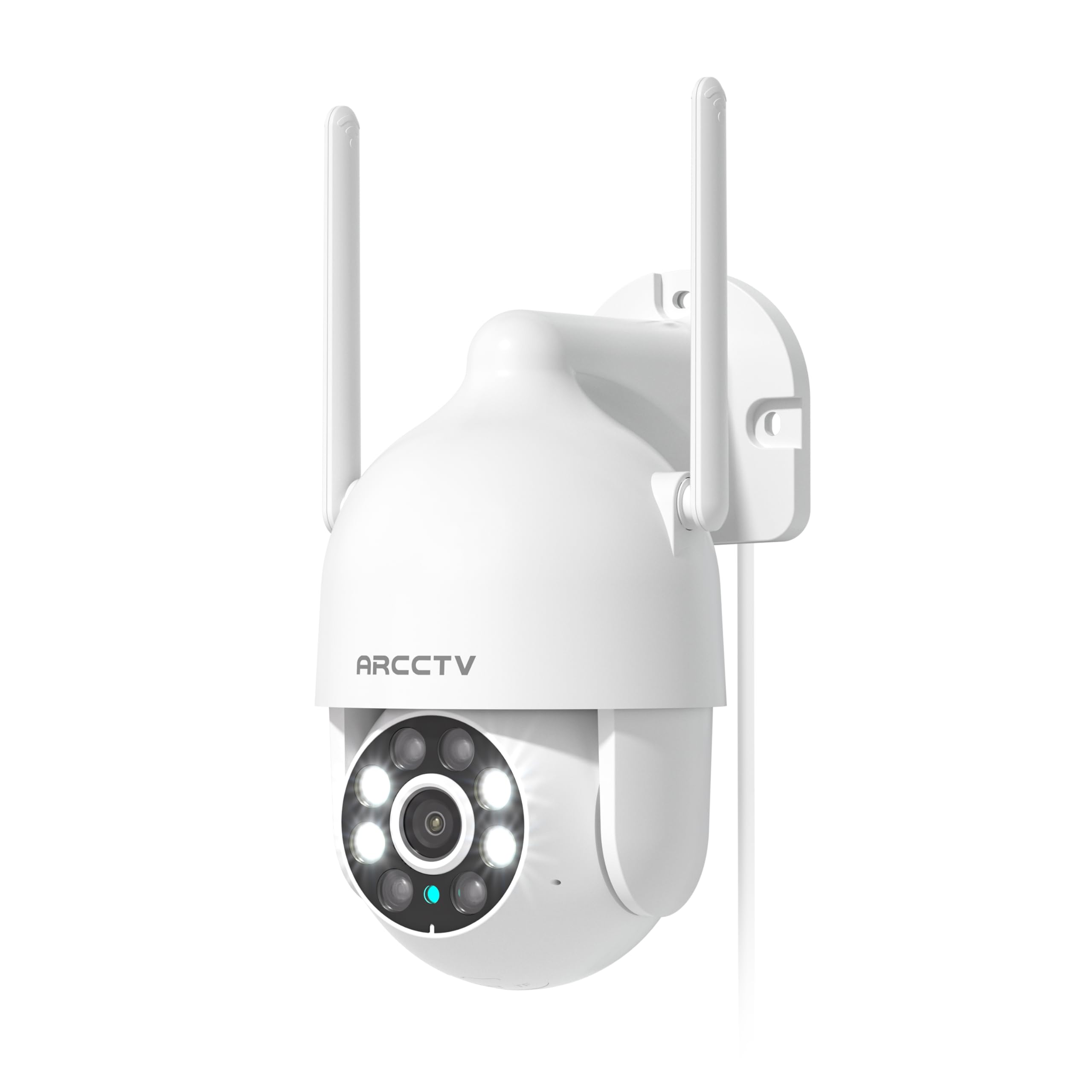 Photo 1 of ARCCTV 2K Security Camera Outdoor, 2.4G/5G WiFi 24/7 Recording Security Camera, 360° PTZ Auto Tracking, Motion Tracking, Full Color Night Vision, Waterproof