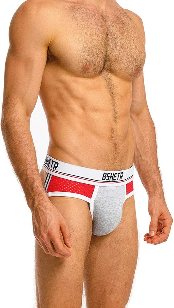 BSHETR Men's Jockstraps Athletic Supporters 5-Pack Ultra Soft Daily Sports Underwear at  Men’s Clothing store