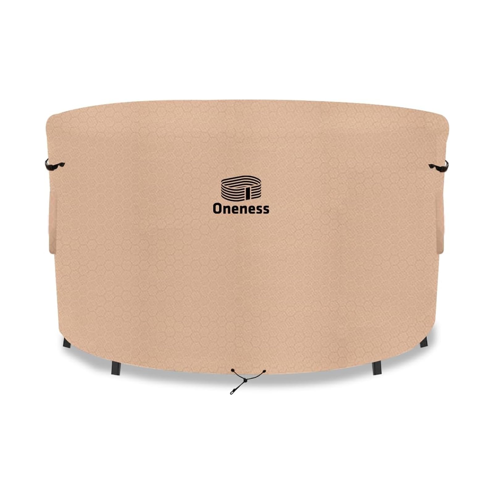Photo 1 of ONENESS Patio Furniture Sets Covers, Heavy Duty Tear Resistant Waterproof UV Resistant Round Outdoor Table and Chair Set Cover,62"Diax29"H Inch