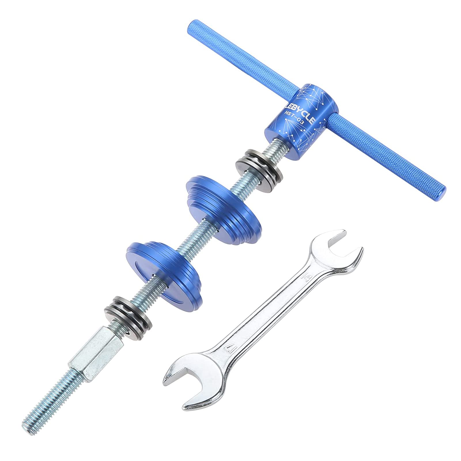 SURIEEN Bike Bearing Press Tool, Bicycle Headset & Bottom Bracket Installation Kit, Aluminium Alloy Bearing Press for Mountain Bike Repair, Universal Fit for MTB Road