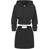 YOURUIKEY Girls Skirt Set Sweatsuit Hoodie Zip Sweatshirt and Skirts Outfits for Fall Winter Clothes Size 7-14Y