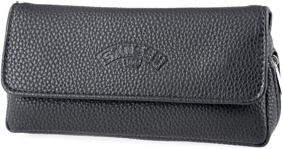 Black Tobacco Pipe Bag Pouch Case Pipe Pocket Pipe Tool Pocket for 1 Pipe