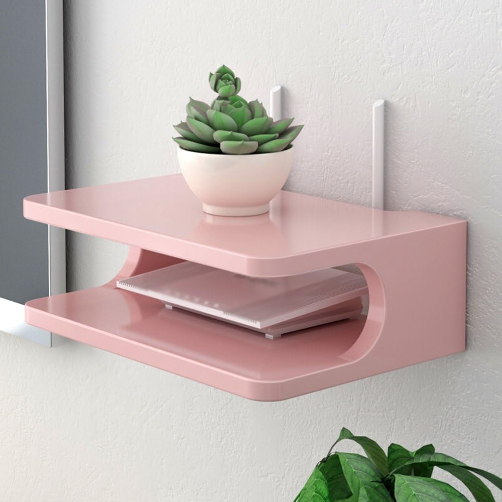 Wall storage shelf/set-top box shelf/wall-mounted living room shelf/wall-mounted shelf/bedroom partition/router storage box / 30cm TV wall storage box /
