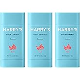 Harry's Aluminum Free Deodorant for Men - Odor Control, Fig Scent, 2.5 Oz, 3-Pack, Men Deodorant Aluminum Free