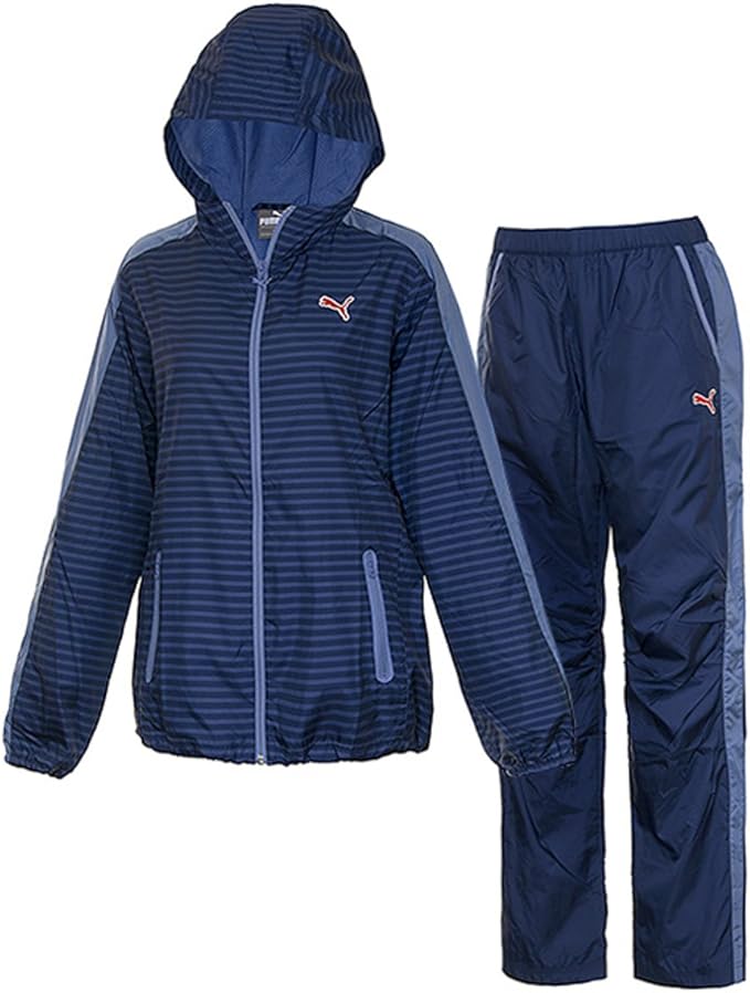 Amazon プーマ Puma レディース ウラトリコットメッシュ ウインドブレーカー上下セット ピーコート 9195 02 9196 02 O アウトドア アウトドアジャケット 通販