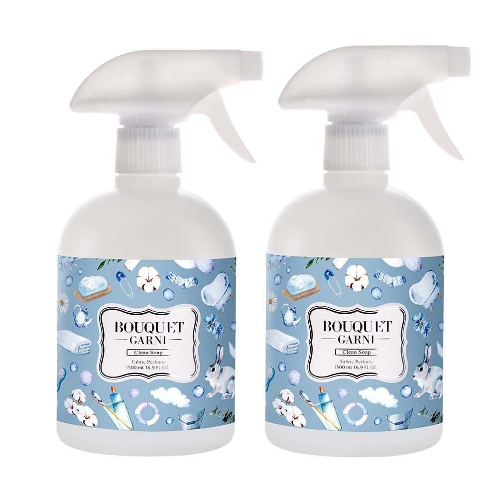 Photo 1 of **BOTTLE 15% FULL** BOUQUET GARNI Fabric Perfume Clean Fragrance - Long Lasting Fragrance Fabric and Linen Odor Remover - Odor Eliminator and Neutralizer Spray - Fabric Deodorizer and Refresher - 16.9 Fl Oz