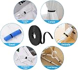 URAQT 15mm x 10m Fastening Tape Hook and Loop Cable Ties Reusable Black view 7
