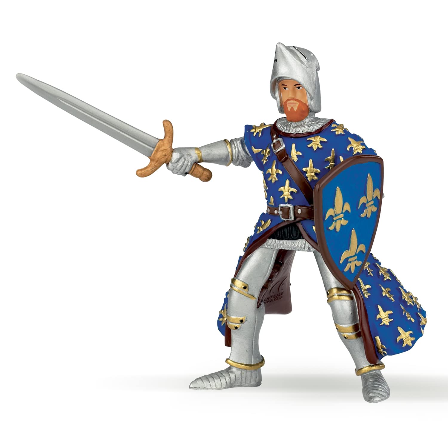 Papo - Realistic Blue Prince Philippe Figure - Ages 3+ - Fantasy & Medieval Collection - Creative Play Royal World - Gift Idea Toy for Girls and Boys