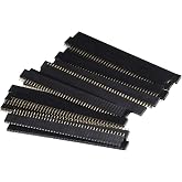 Ferwooh 20PCS Single Row Straight Female Pin Socket Pin Header Connector Pin Strip 2.54mm Spacing for PCB Board Shield
