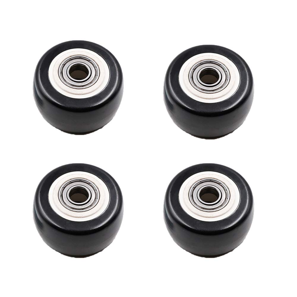 4 Castors for Furniture Transport Castors Set Swivel Castors Heavy Duty Castors for Pallet Furniture Furniture Castors 40 mm 1.5 Inch Single Roller with Bearing