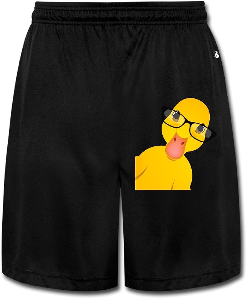 BAGO-ML Duck Performance Shorts Sweatpants for Men Black