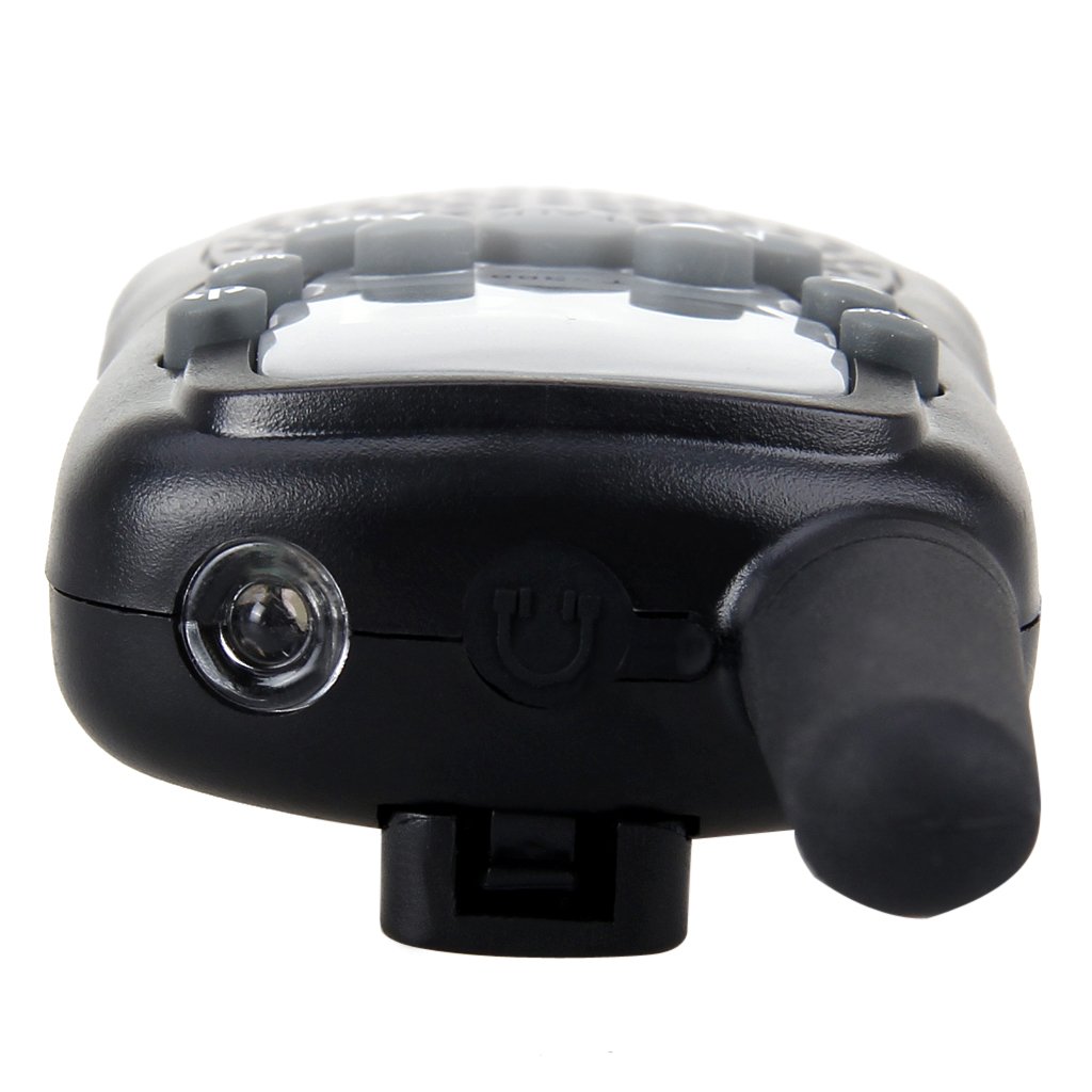 FLOUREON Walkie Talkies for Kids 8 Channels Two Way Radio Toys with Long Distance Range 2 Packs Black