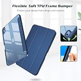 ProCase iPad 11 11-inch 10.9-inch Case 2025 2022 Pencil Holder Clear Back Navy view 4